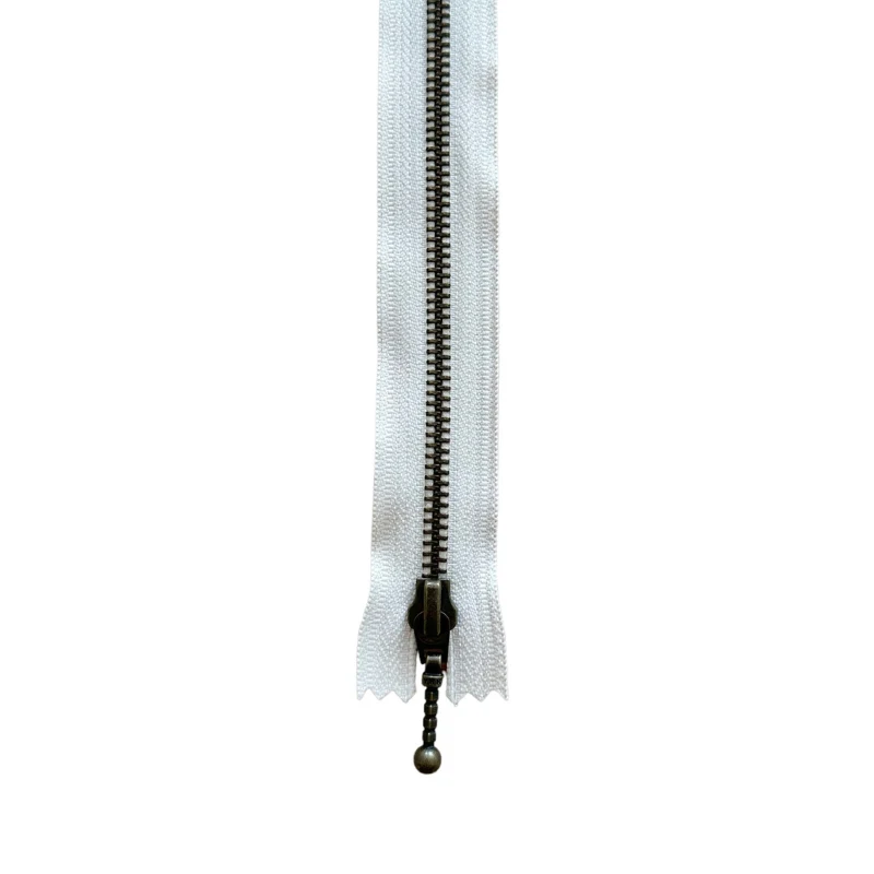 YKK Fixed Zipper Antique Brass 6 mm 20 cm - Buy Today